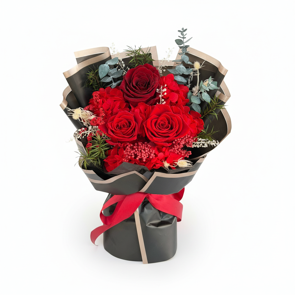 永生花束 - 纯白背景主图